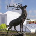 High Quality antique life size reindeer bronze deer sculpture